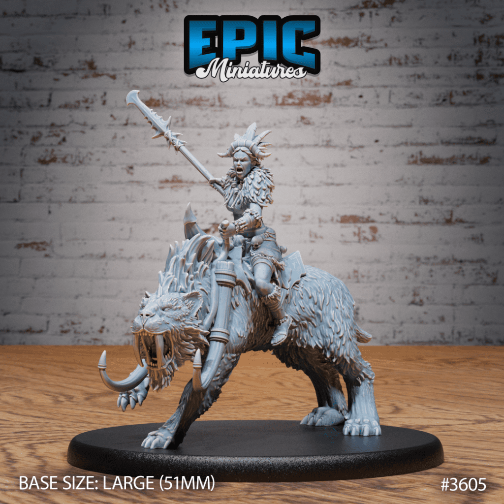 Barbarian Tribe Female Rider