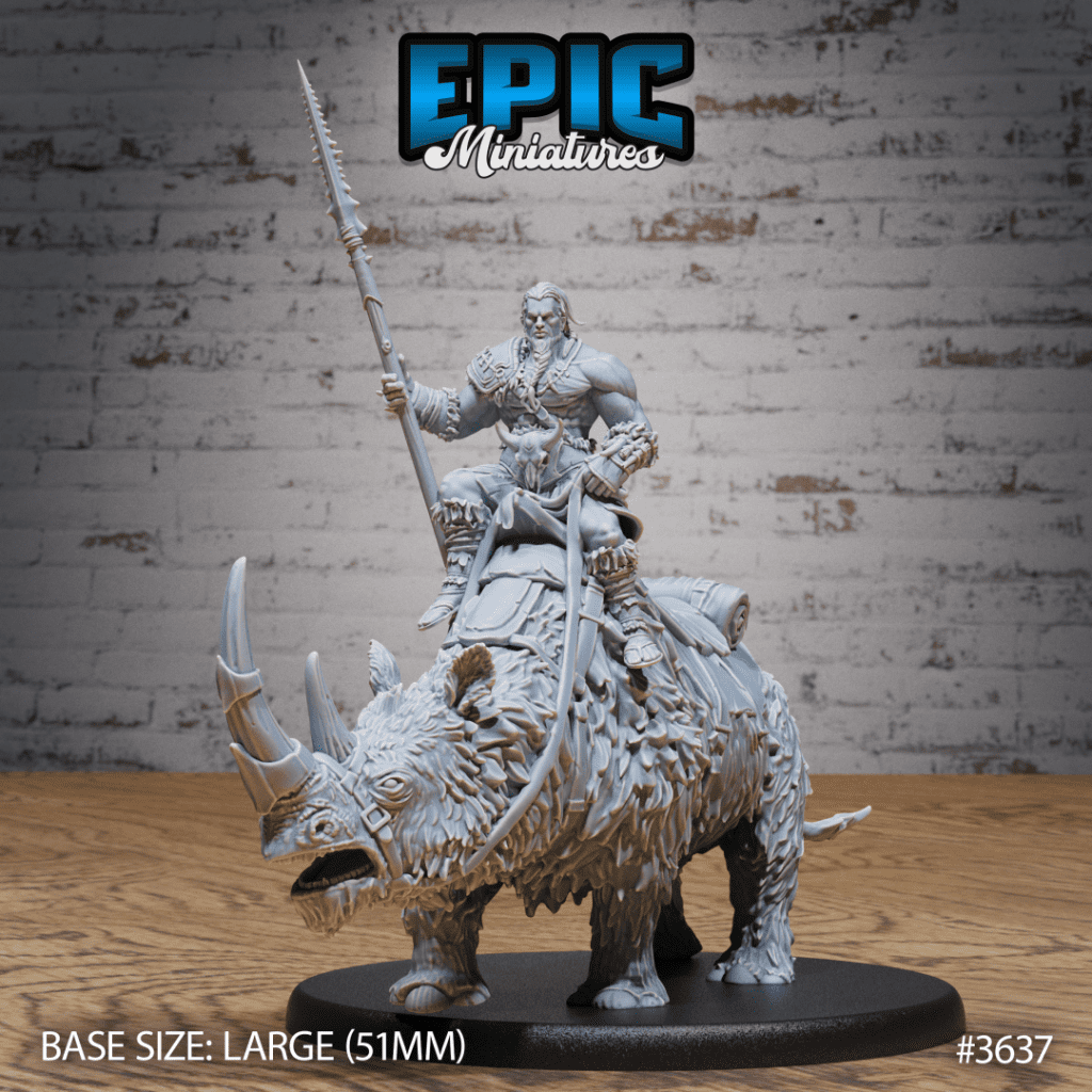 Barbarian Tribe Male Rider