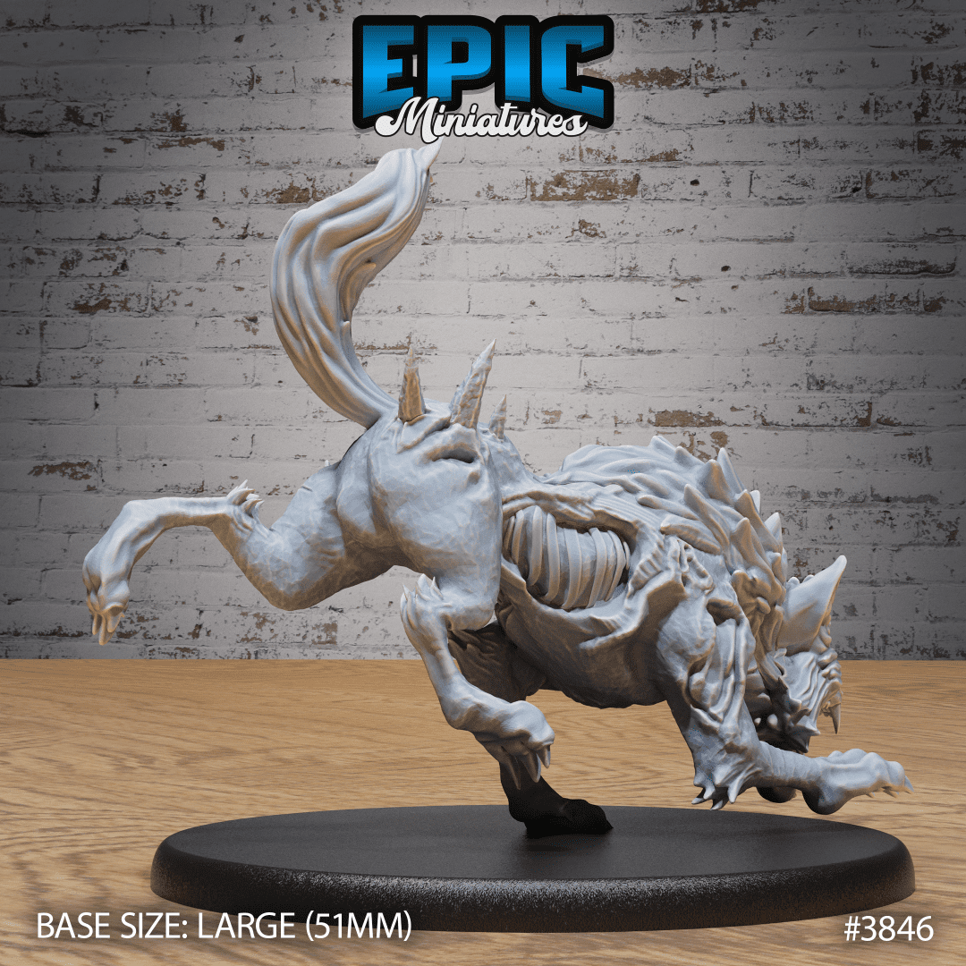 Undead Dire Wolf Angry - Image 2