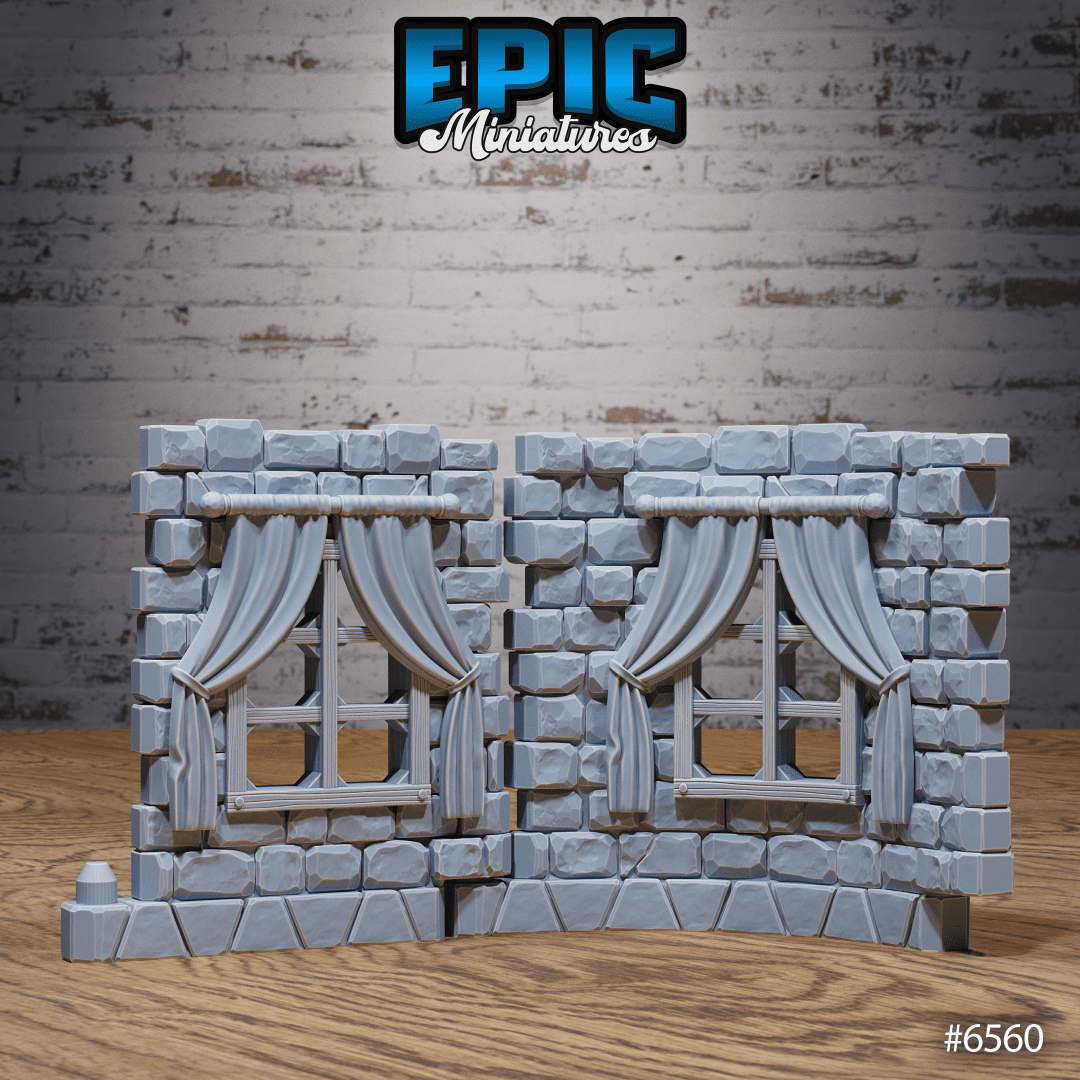 Curved Stone Window Wall - Image 2