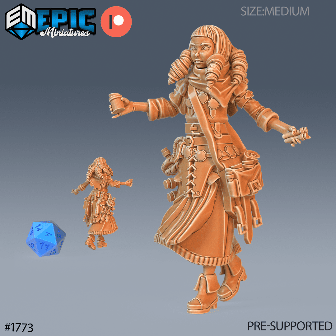 Female Alchemist Supplies