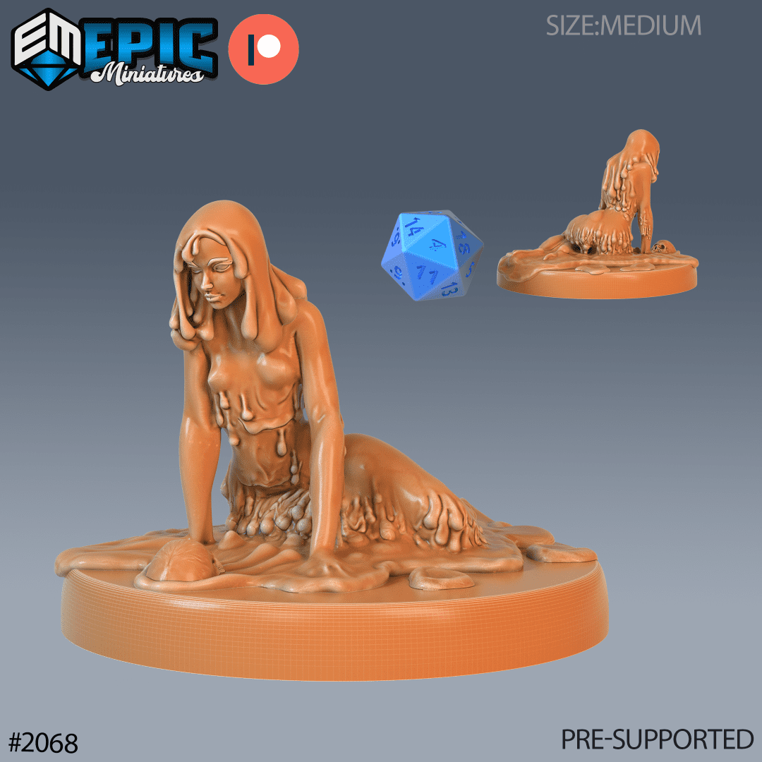 Slime Heroine Regenerating - 2 Variations
