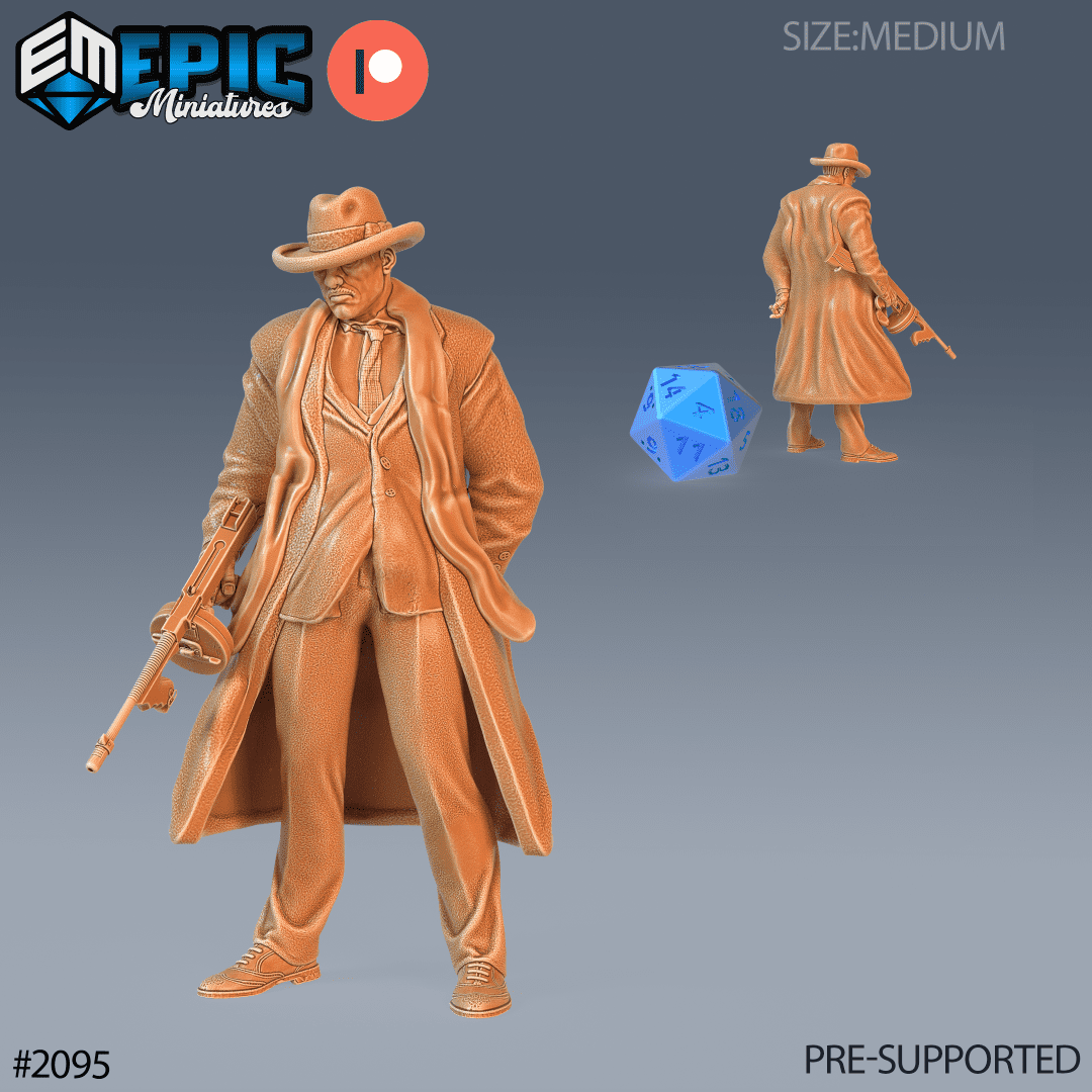 Detective Jack Zeal Tommy Gun