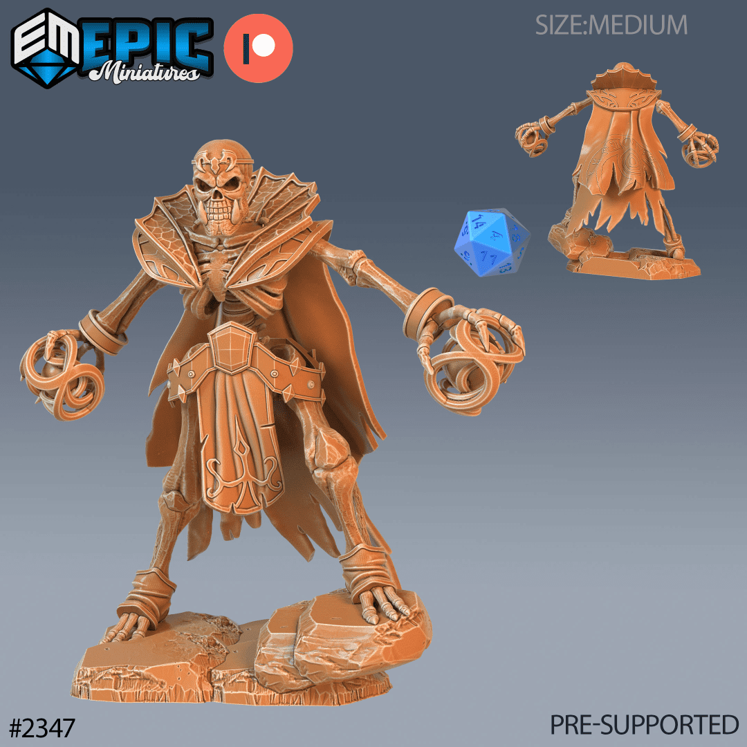 Skeleton Orc Warlock Magic