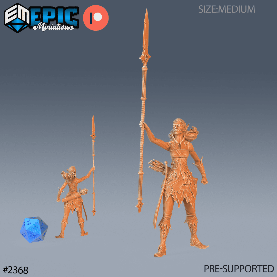 Fey Elf Autumn Spear