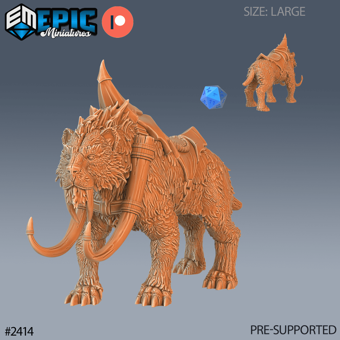 Sabretooth Tiger Mount