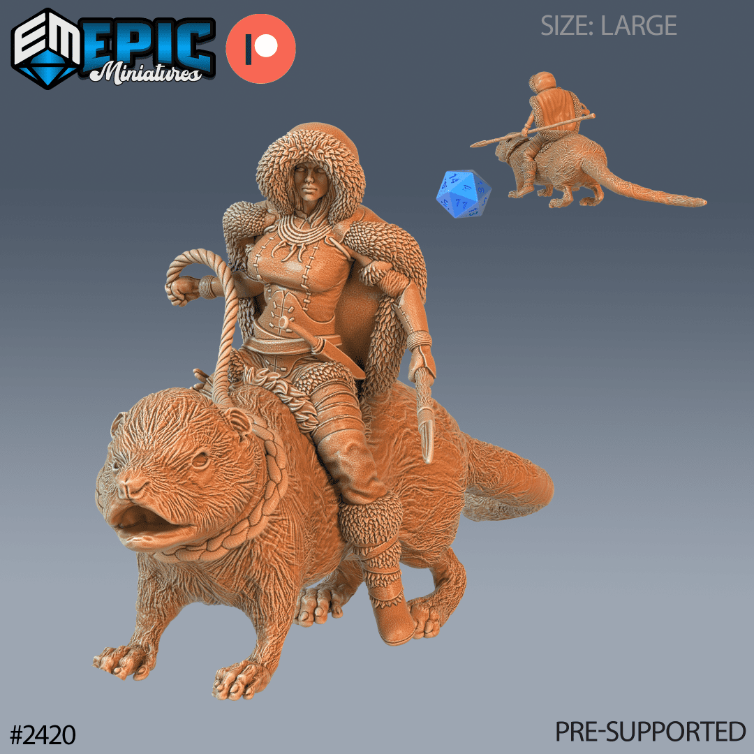 Northern Tribes Warrior Otter Rider