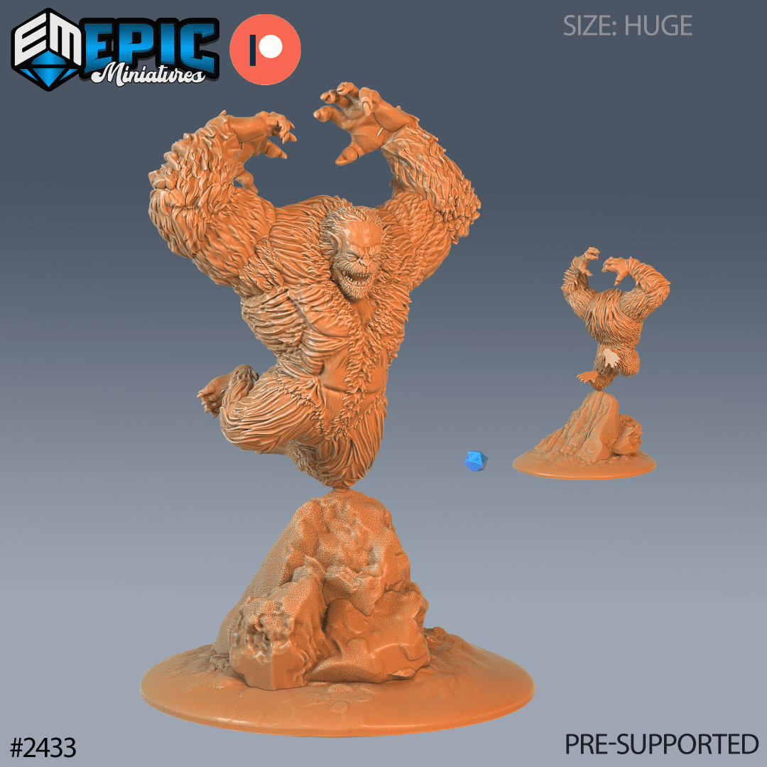 Yeti Abomination Attacking