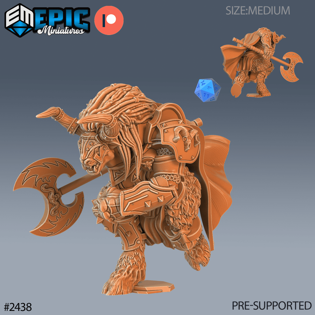 Wooly Minotaur Paladin Charge