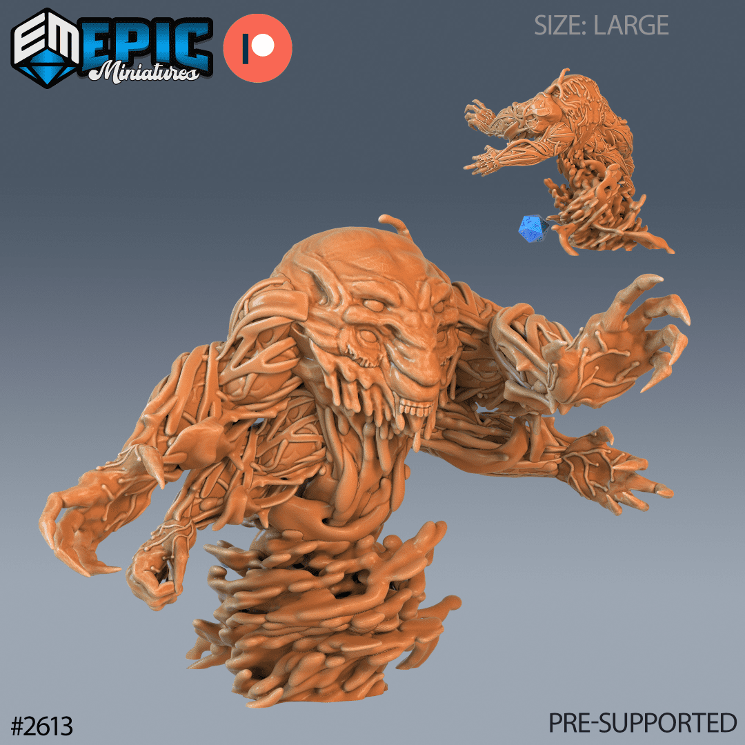 Blood Golem Attacking