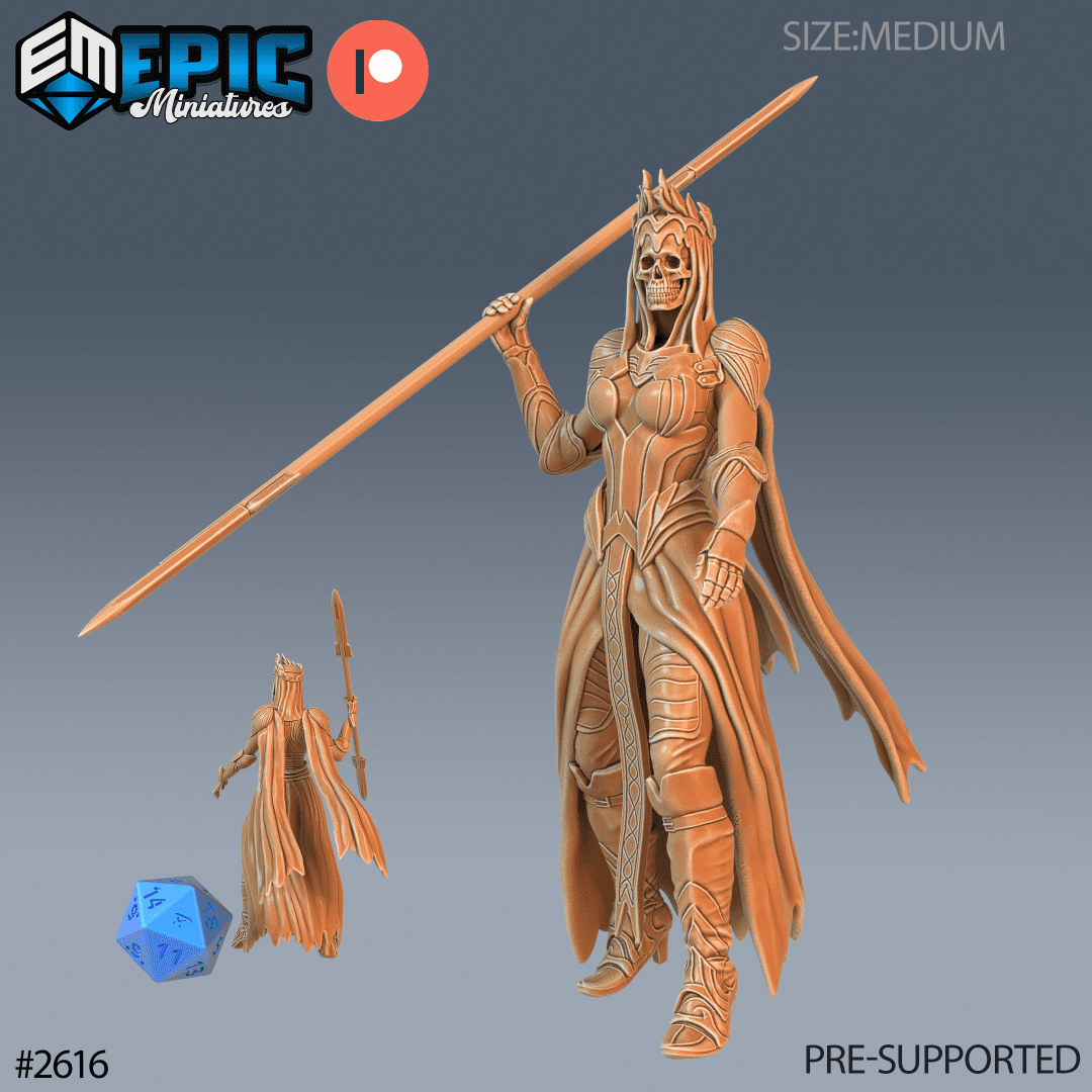 Wraith Female Spear - 2 Variations