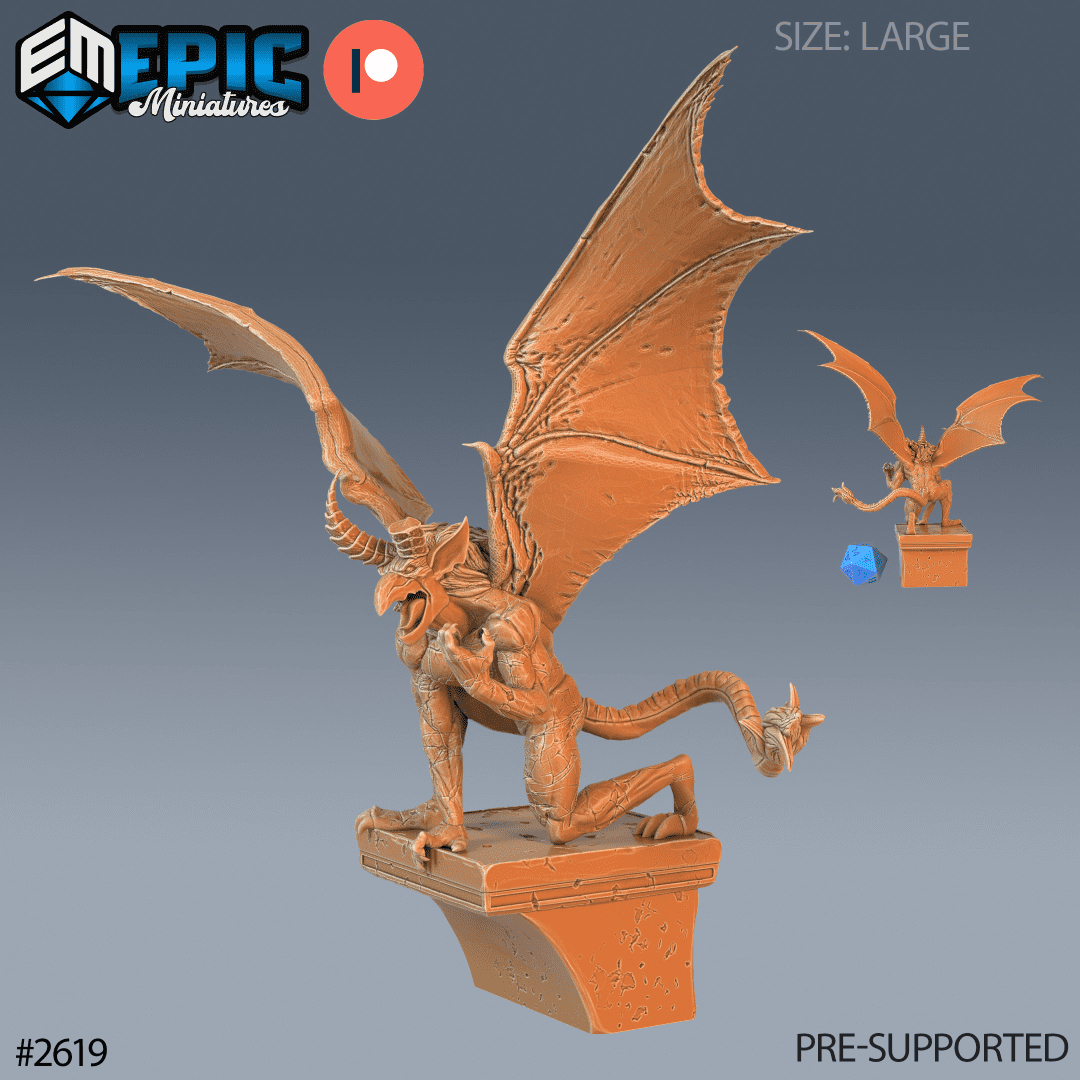 Gargoyle Angry