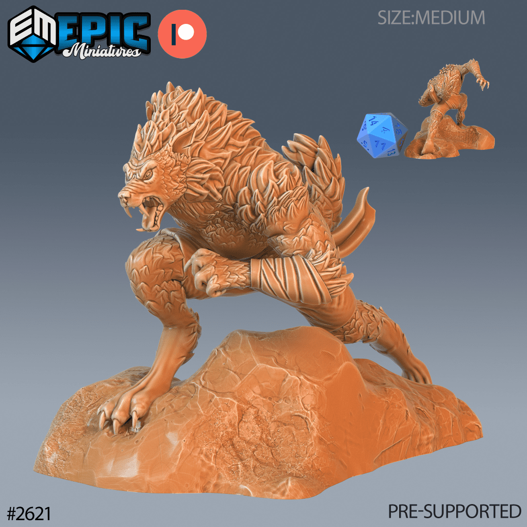 Werewolf Cursed Running