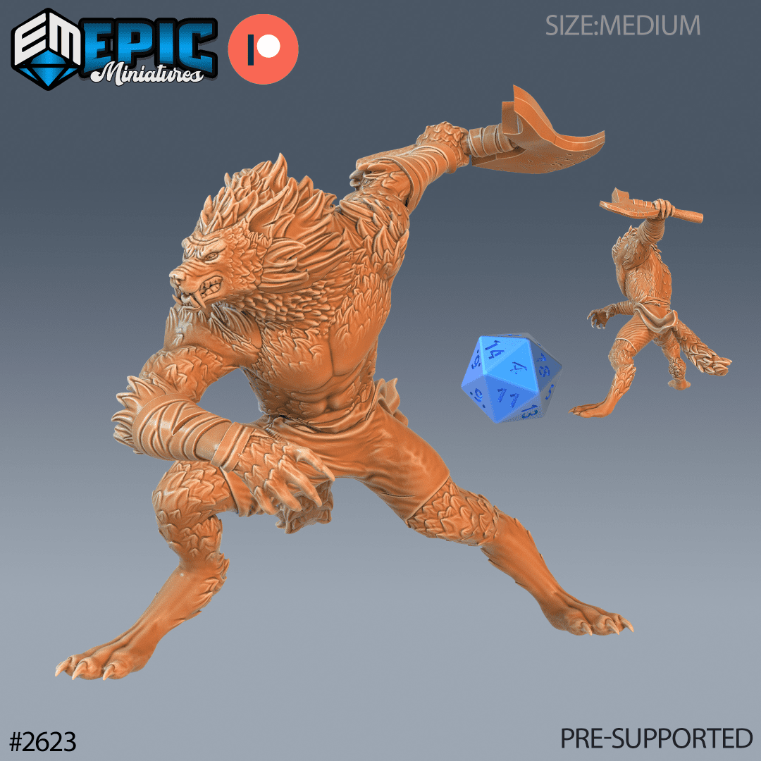 Werewolf Cursed Axe