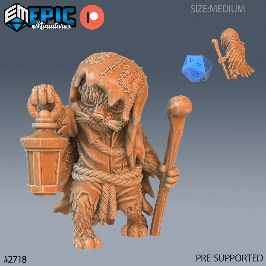 Cat Folk Tribe Lamp