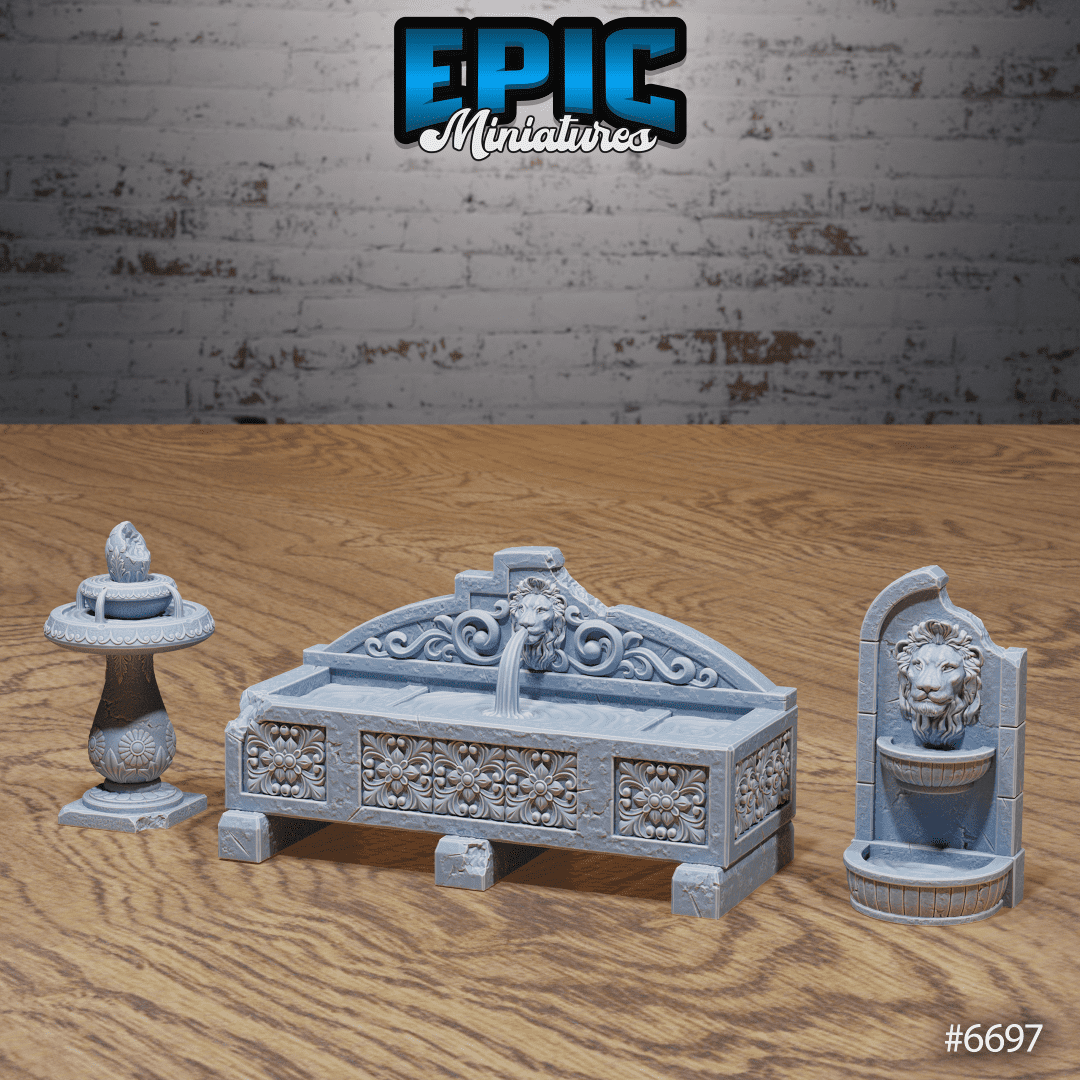 Lionhead Fountain Ensemble