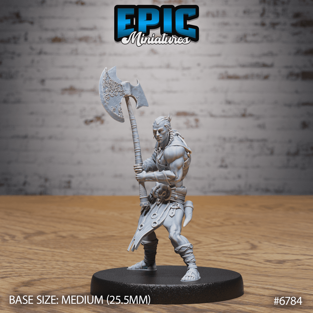 Axe Barbarian Stance